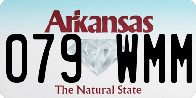 AR license plate 079WMM