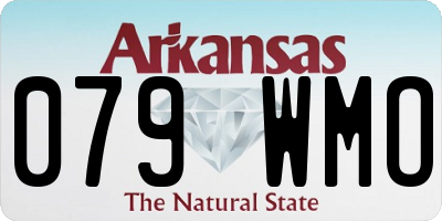 AR license plate 079WMO