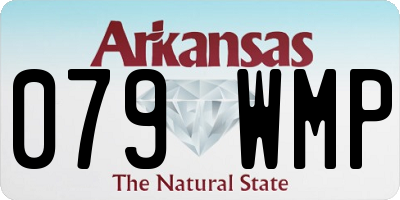 AR license plate 079WMP