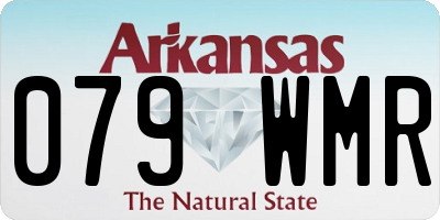 AR license plate 079WMR
