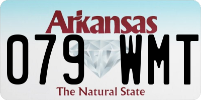 AR license plate 079WMT