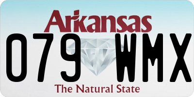 AR license plate 079WMX