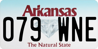 AR license plate 079WNE