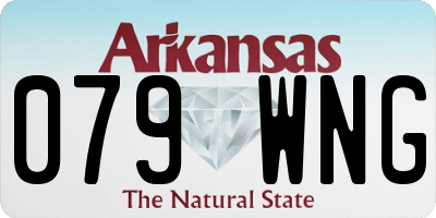 AR license plate 079WNG