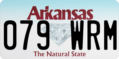 AR license plate 079WRM