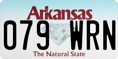 AR license plate 079WRN