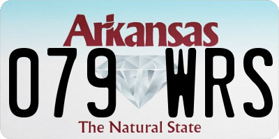 AR license plate 079WRS