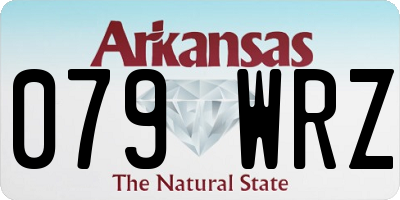 AR license plate 079WRZ
