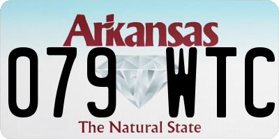 AR license plate 079WTC