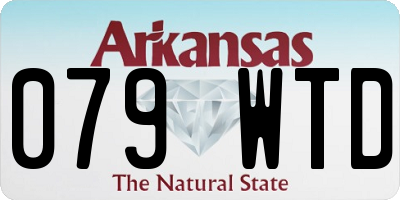 AR license plate 079WTD