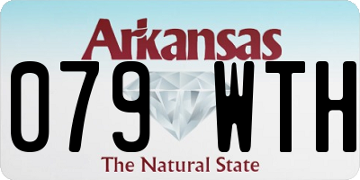 AR license plate 079WTH