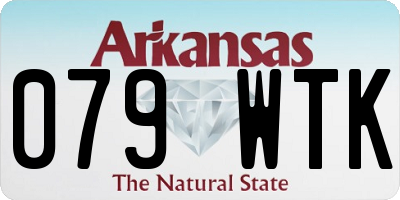 AR license plate 079WTK