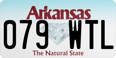 AR license plate 079WTL