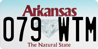 AR license plate 079WTM