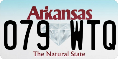 AR license plate 079WTQ
