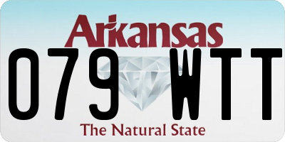 AR license plate 079WTT