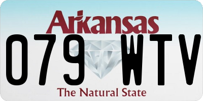 AR license plate 079WTV