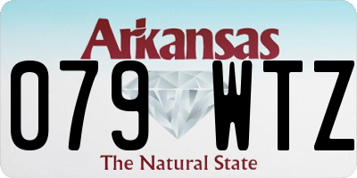 AR license plate 079WTZ