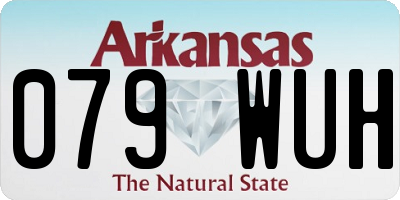 AR license plate 079WUH