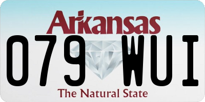 AR license plate 079WUI