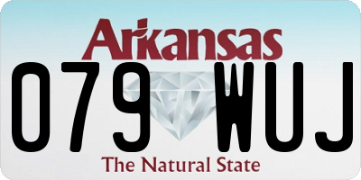 AR license plate 079WUJ