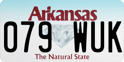 AR license plate 079WUK