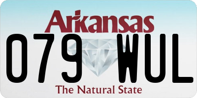AR license plate 079WUL