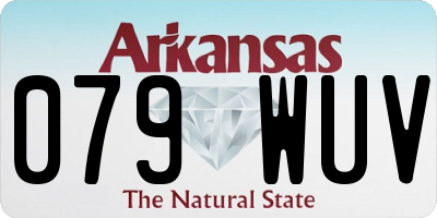 AR license plate 079WUV