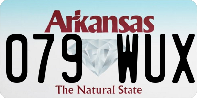 AR license plate 079WUX