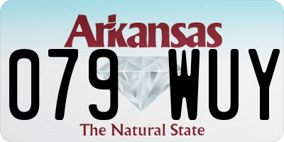 AR license plate 079WUY