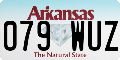AR license plate 079WUZ