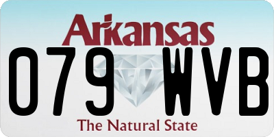 AR license plate 079WVB