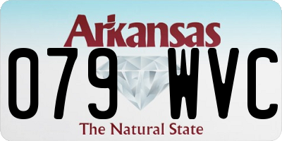 AR license plate 079WVC