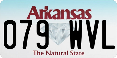 AR license plate 079WVL
