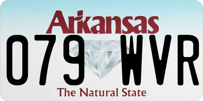 AR license plate 079WVR