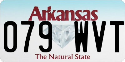 AR license plate 079WVT