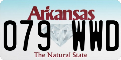 AR license plate 079WWD