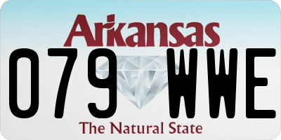 AR license plate 079WWE