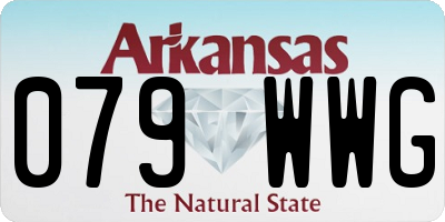 AR license plate 079WWG