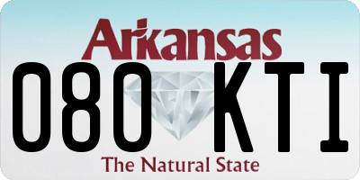 AR license plate 080KTI