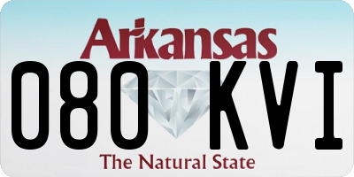 AR license plate 080KVI