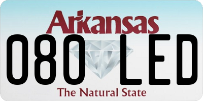 AR license plate 080LED