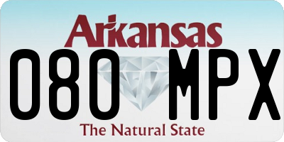 AR license plate 080MPX
