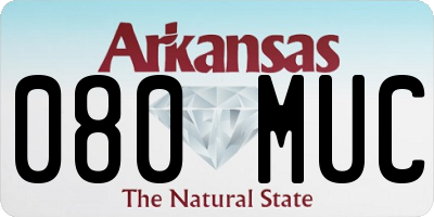AR license plate 080MUC