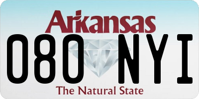AR license plate 080NYI