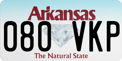 AR license plate 080VKP