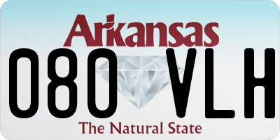 AR license plate 080VLH