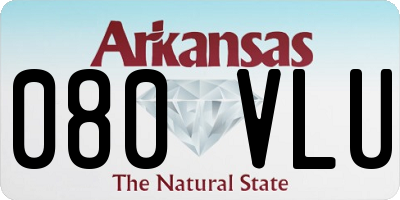 AR license plate 080VLU