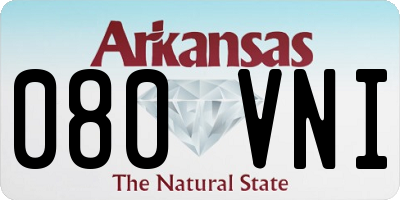 AR license plate 080VNI