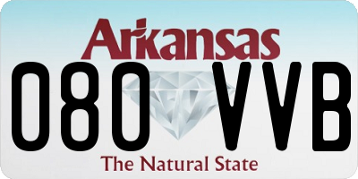 AR license plate 080VVB